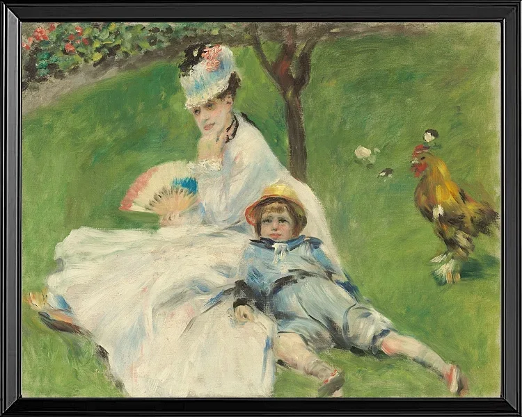 Madame Monet und ihr Sohn - 1874