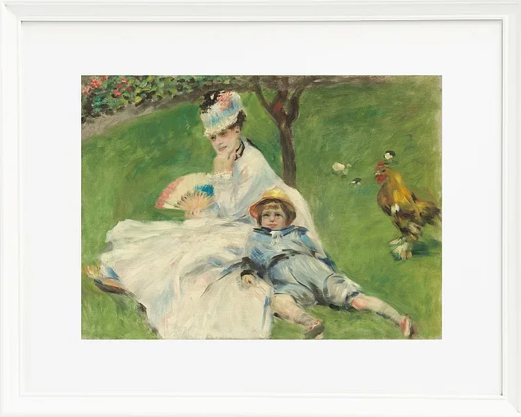 Madame Monet und ihr Sohn - 1874