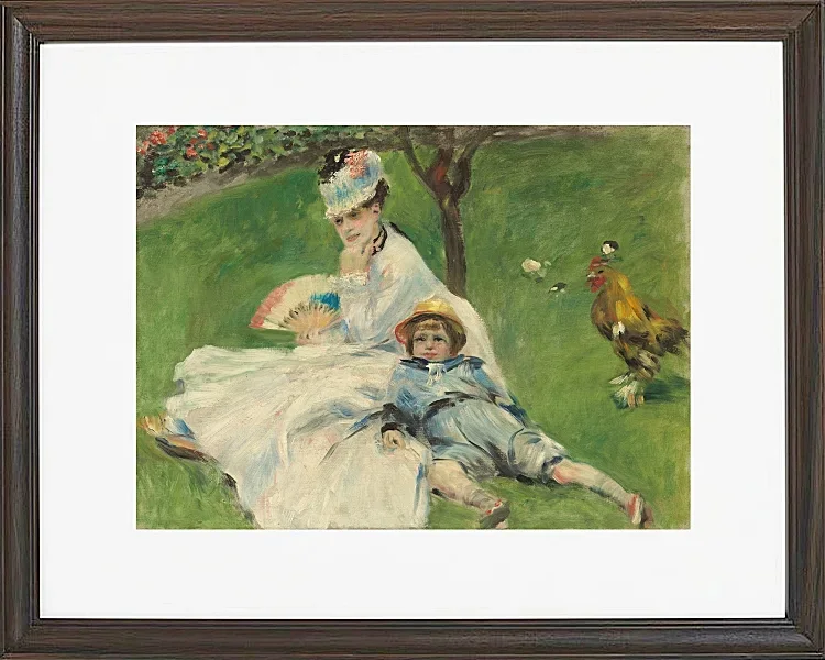 Madame Monet und ihr Sohn - 1874