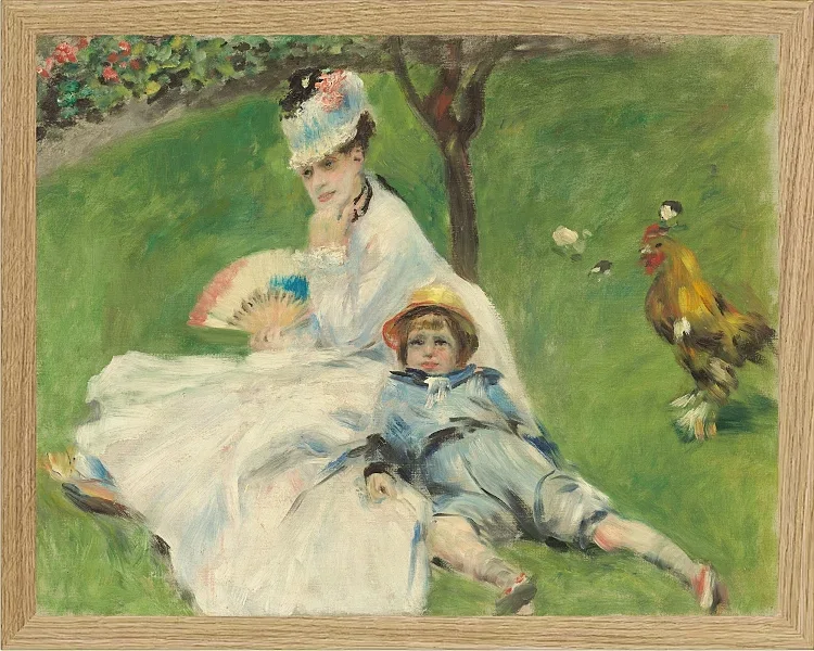 Madame Monet und ihr Sohn - 1874