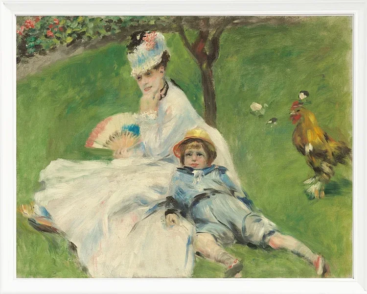 Madame Monet und ihr Sohn - 1874