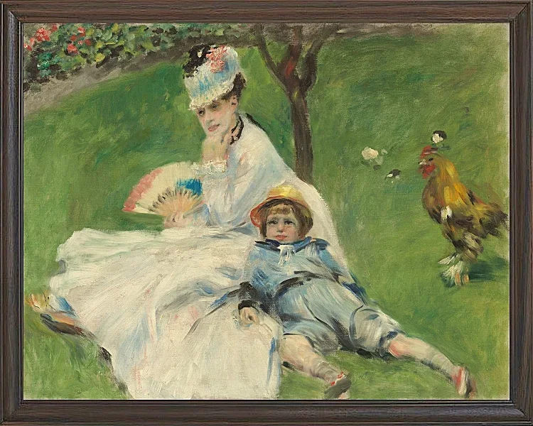 Madame Monet und ihr Sohn - 1874