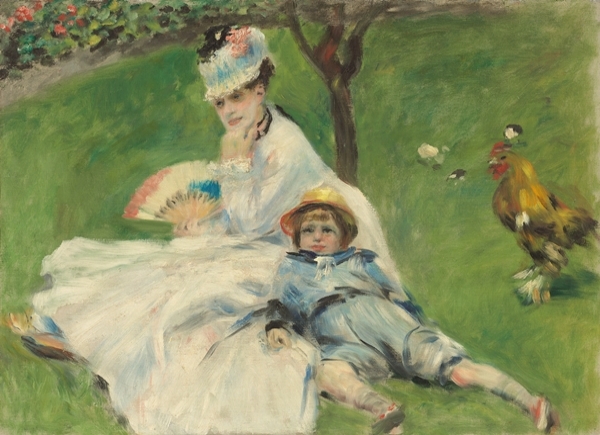 Madame Monet und ihr Sohn - 1874