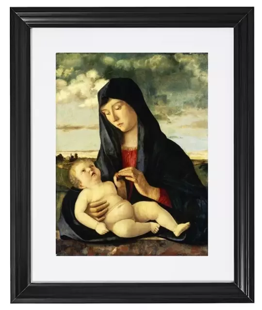 Madonna mit Kind in einer Landschaft – 1480