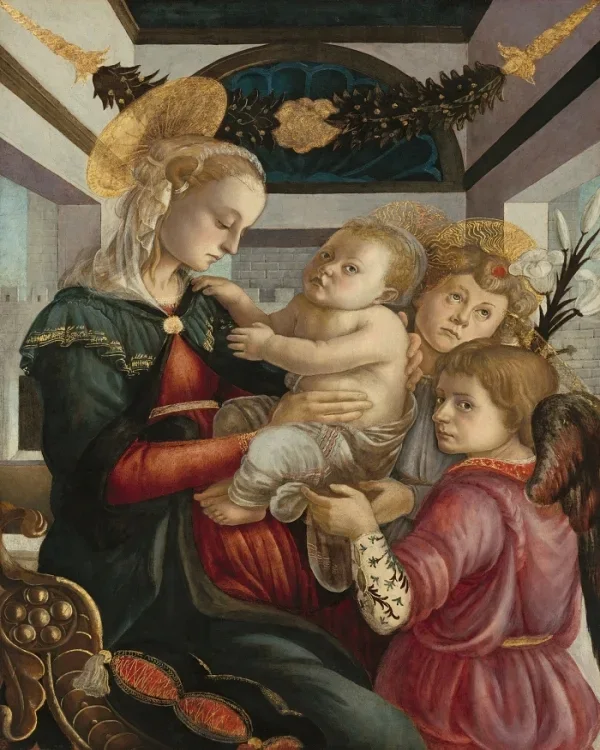 Madonna mit Kind und Engeln – 1465