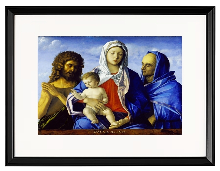 Madonna mit Kind und den Heiligen Johannes dem Täufer und Elisabeth – 1490