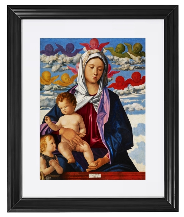 Madonna mit Kind und Johannes dem Täufer – 1490