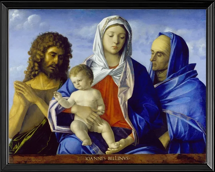 Madonna mit Kind und dem Heiligen Johannes – 1490