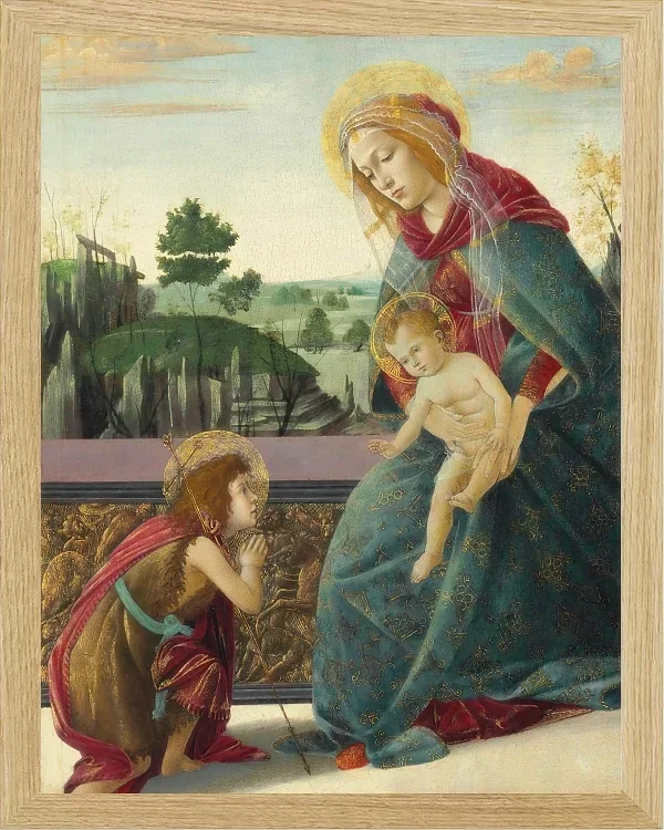 Madonna mit Kind und dem jungen Heiligen Johannes dem Täufer – 1484