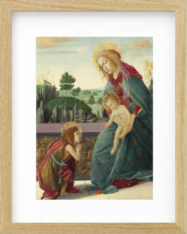 Madonna mit Kind und dem jungen Heiligen Johannes dem Täufer – 1484