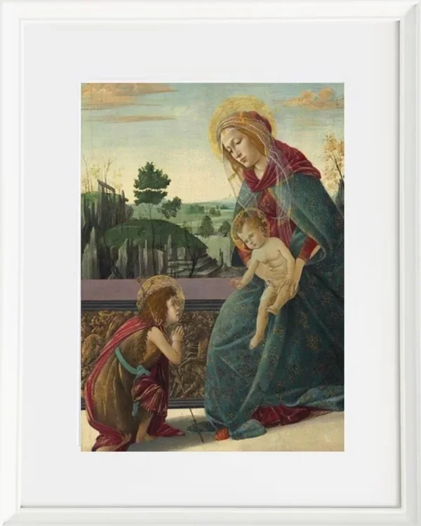 Madonna mit Kind und dem jungen Heiligen Johannes dem Täufer – 1484