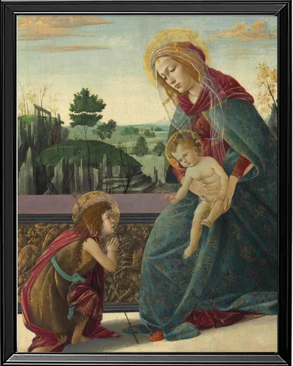 Madonna mit Kind und dem jungen Heiligen Johannes dem Täufer – 1484