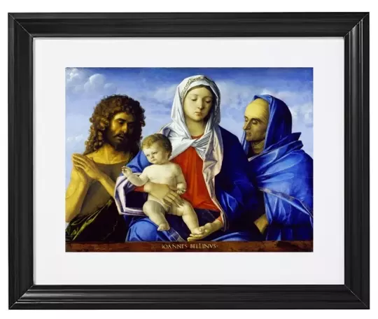 Madonna mit Kind und den Heiligen Johannes dem Täufer und Elisabeth – 1490