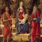 Madonna mit Kind und den beiden Heiligen Johannes – 1484