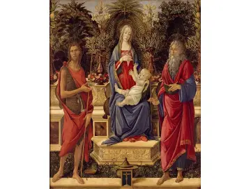 Madonna mit Kind und den beiden Heiligen Johannes – 1484