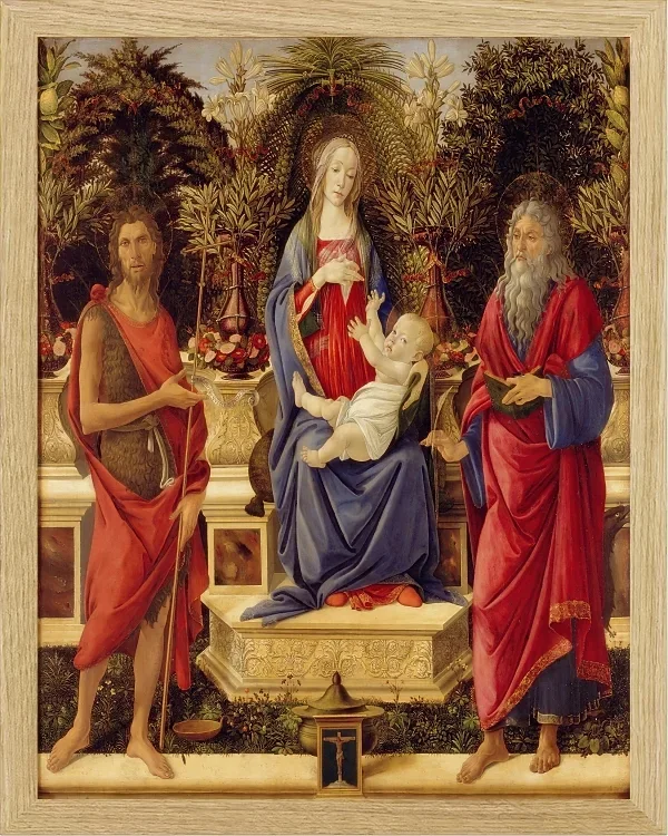 Madonna mit Kind und den beiden Heiligen Johannes – 1484