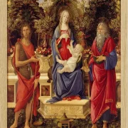 Madonna mit Kind und den beiden Heiligen Johannes – 1484