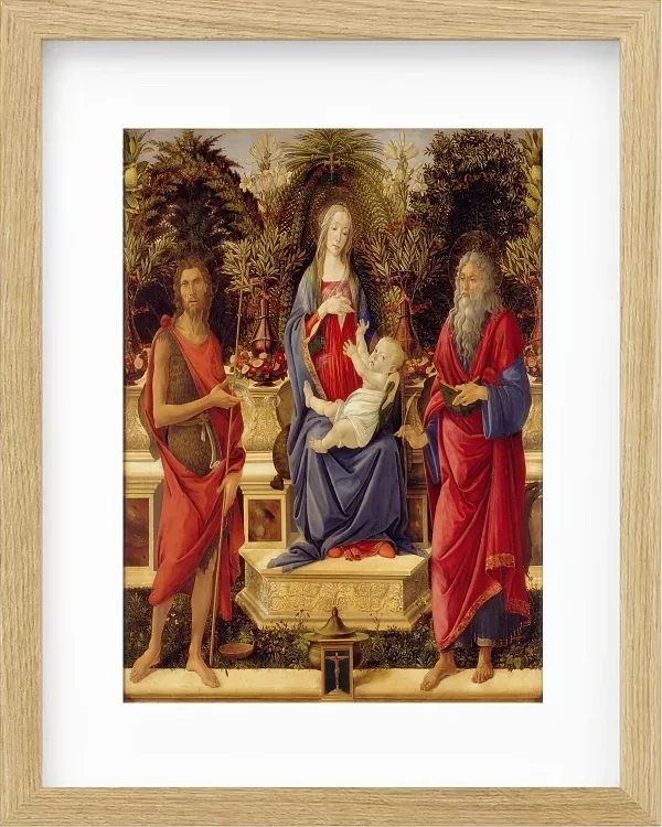 Madonna mit Kind und den beiden Heiligen Johannes – 1484