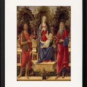Madonna mit Kind und den beiden Heiligen Johannes – 1484