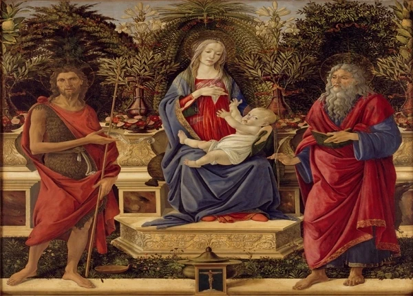 Madonna mit Kind und den beiden Heiligen Johannes – 1484