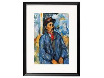 Mann im blauen Kittel - 1896