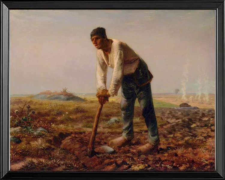 Mann mit Hacke – 1858