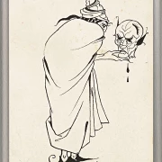 Mand med kranium - 1892
