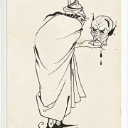 Mand med kranium - 1892