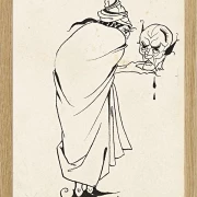 Mand med kranium - 1892
