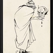 Mand med kranium - 1892