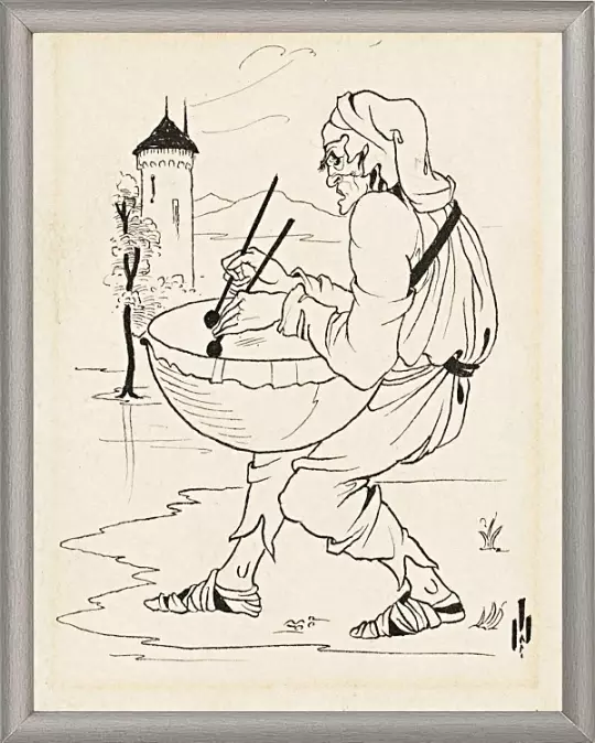 Mand med tromme - 1893
