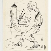 Mann mit Trommel – 1893