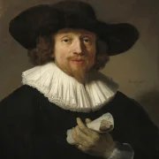 Mann mit einem Notenblatt – 1633