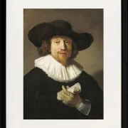 Mann mit einem Notenblatt – 1633