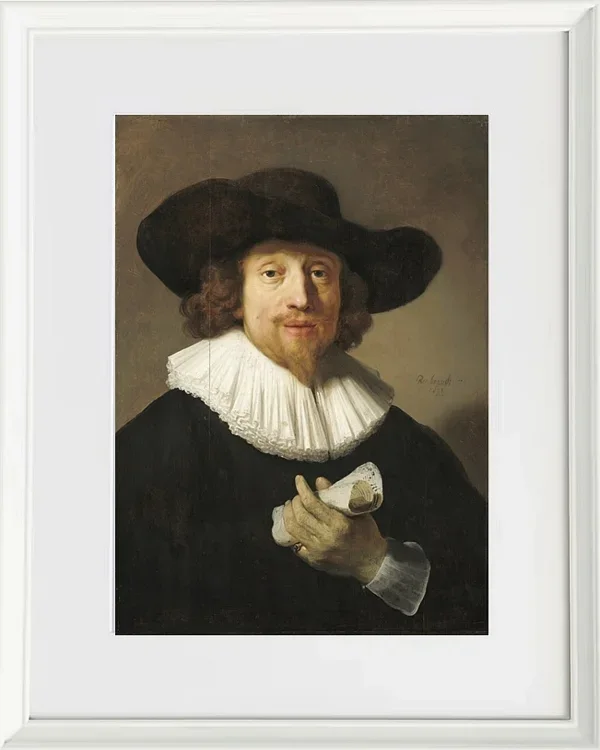 Mann mit einem Notenblatt – 1633