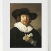 Mann mit einem Notenblatt – 1633