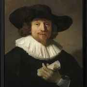 Mann mit einem Notenblatt – 1633