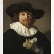 Mann mit einem Notenblatt – 1633