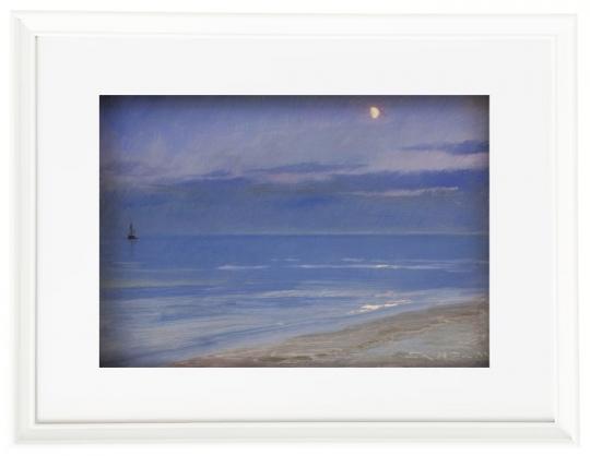 Strand von Skagen im Mondlicht – 1899