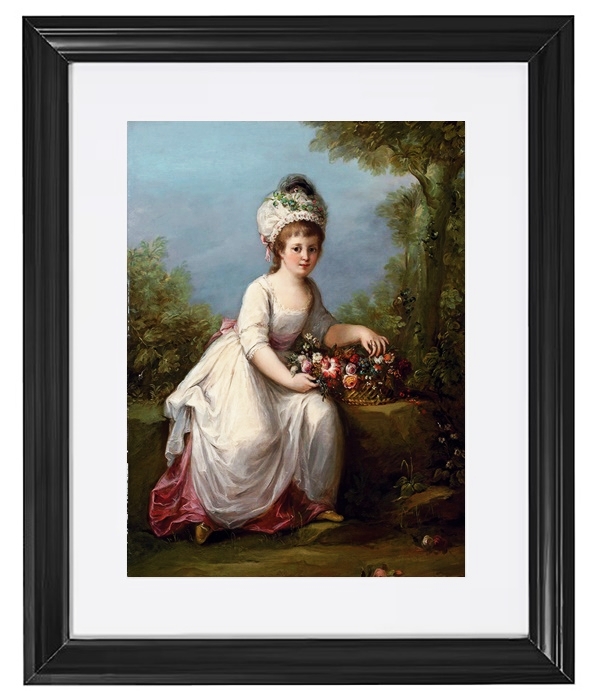Porträt eines jungen Mädchens - 1780