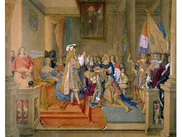 Marschall de Berwick erhält das Goldene Vlies - 1864