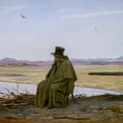 Martinus Rørbye | Blick auf die römische Campagna - 1835 | Gerahmter Kunstdruck | Goldenes Zeitalter Dänemark