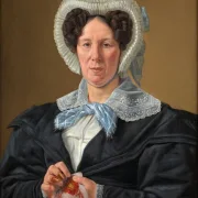 Martinus Rørbye | Kunstnerens mor – 1834 | Indrammet kunsttryk | Danmarks Guldalder
