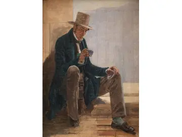 Martinus Rørbye | Martinus Rørbye - 1837 | Gerahmter Kunstdruck | Goldenes Zeitalter Dänemark