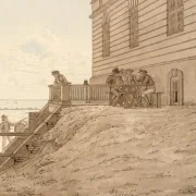 Martinus Rørbye | Eremitagen med udsigt til Stranden - 1826 | Indrammet kunsttryk | Danmarks Guldalder