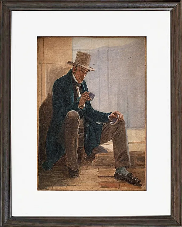 Martinus Rørbye – Martinus Rørbye 1837 | Giclée Kunstdruck gerahmt