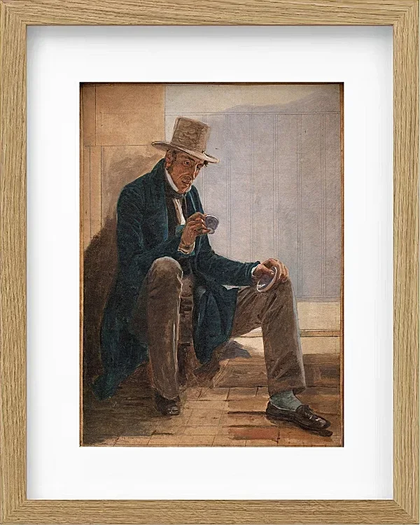 Martinus Rørbye – Martinus Rørbye 1837 | Giclée Kunstdruck gerahmt