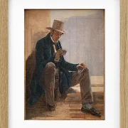 Martinus Rørbye – Martinus Rørbye 1837 | Giclée Kunstdruck gerahmt