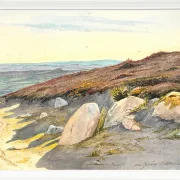 Martinus Rørbye – Von den Gærum-Hügeln in Vendsyssel 1833 | Giclée Kunstdruck gerahmt