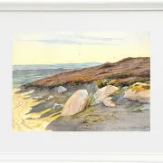 Martinus Rørbye – Von den Gærum-Hügeln in Vendsyssel 1833 | Giclée Kunstdruck gerahmt